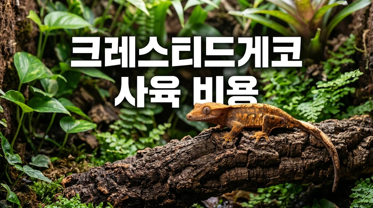 크레스티드게코 사육 비용 현실 정리: 입양부터 유지비까지 총정리