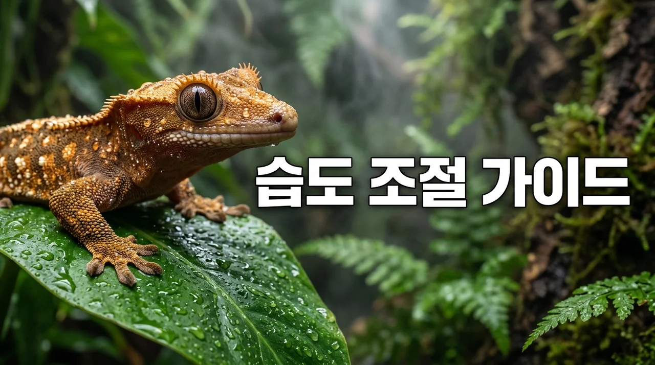 크레스티드게코 습도 맞추는 방법: 초보자도 쉬운 60-80% 조절 꿀팁