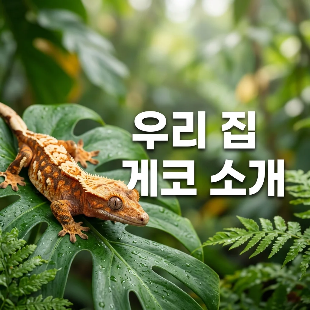 우리 집 크레스티드게코 소개 및 입문자를 위한 필수 사육 가이드