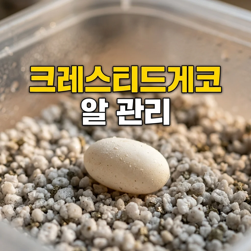 크레스티드게코 알 관리 방법: 최적의 온도와 습도로 부화율 높이기