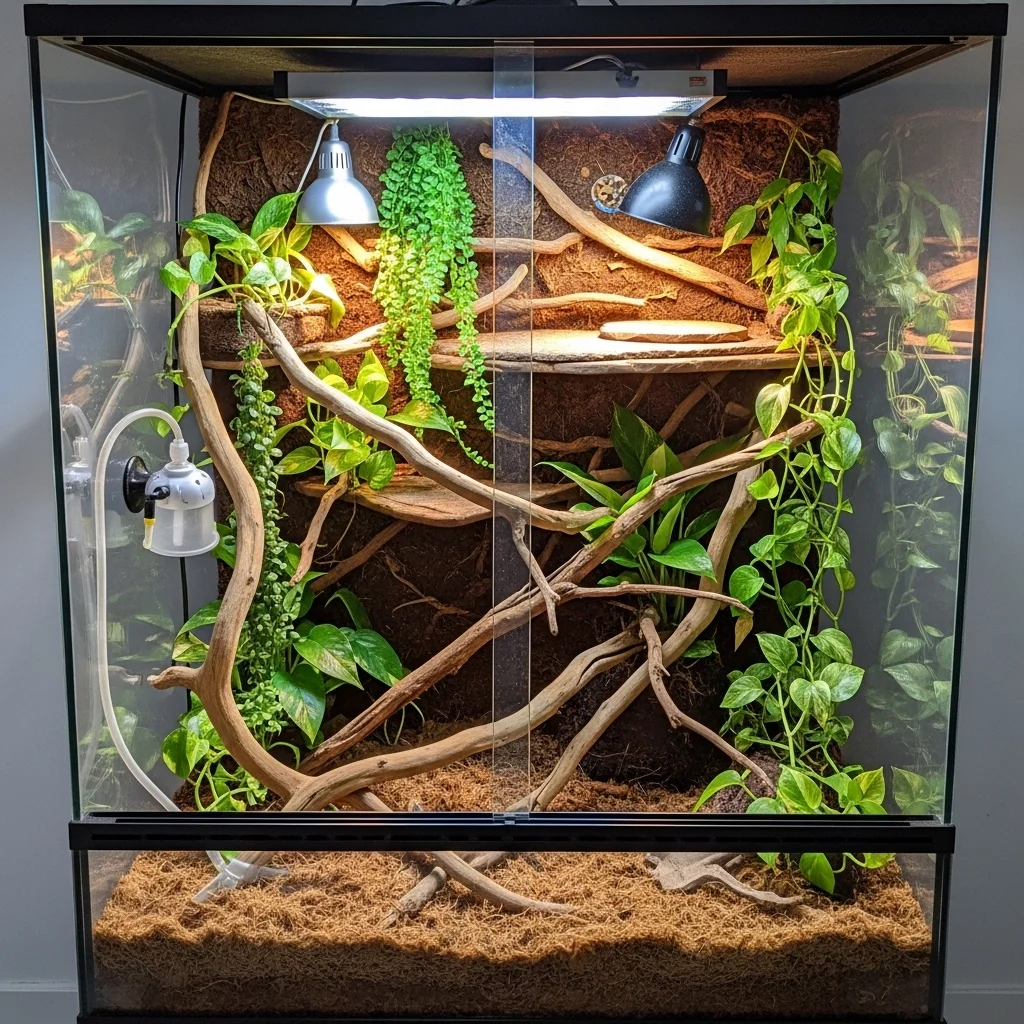 크레스티드게코 사육장 세팅의 중요성