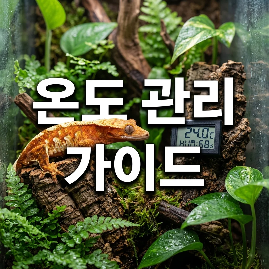 크레스티드게코 사육장 온도 유지 방법: 건강한 성장을 위한 가이드