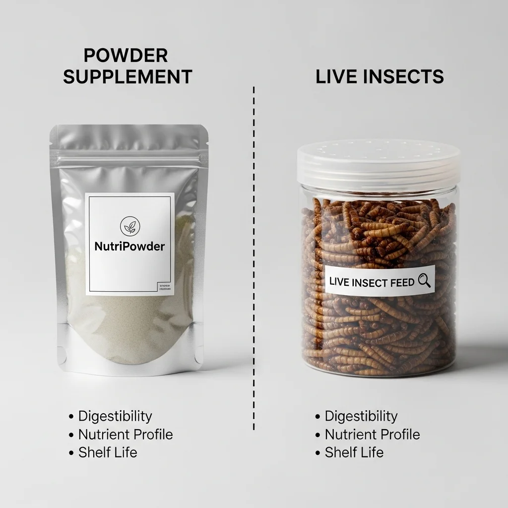 슈퍼푸드 vs 생먹이 비교