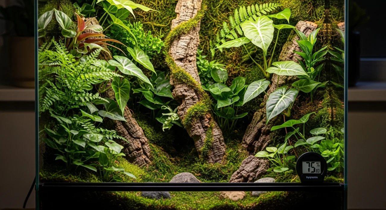 크레스티드게코 사육장 세팅의 중요성