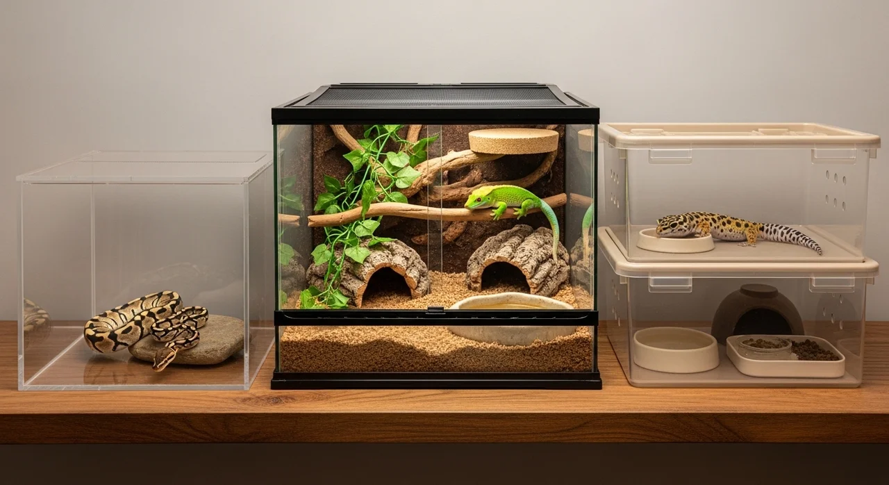 사육장 규격 및 재질 선택 가이드