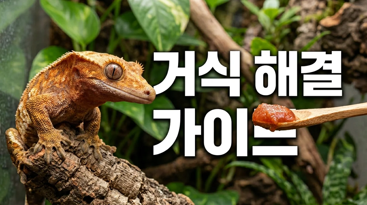 크레스티드게코 먹이를 안 먹을 때 해결 방법: 원인별 완벽 대처 가이드