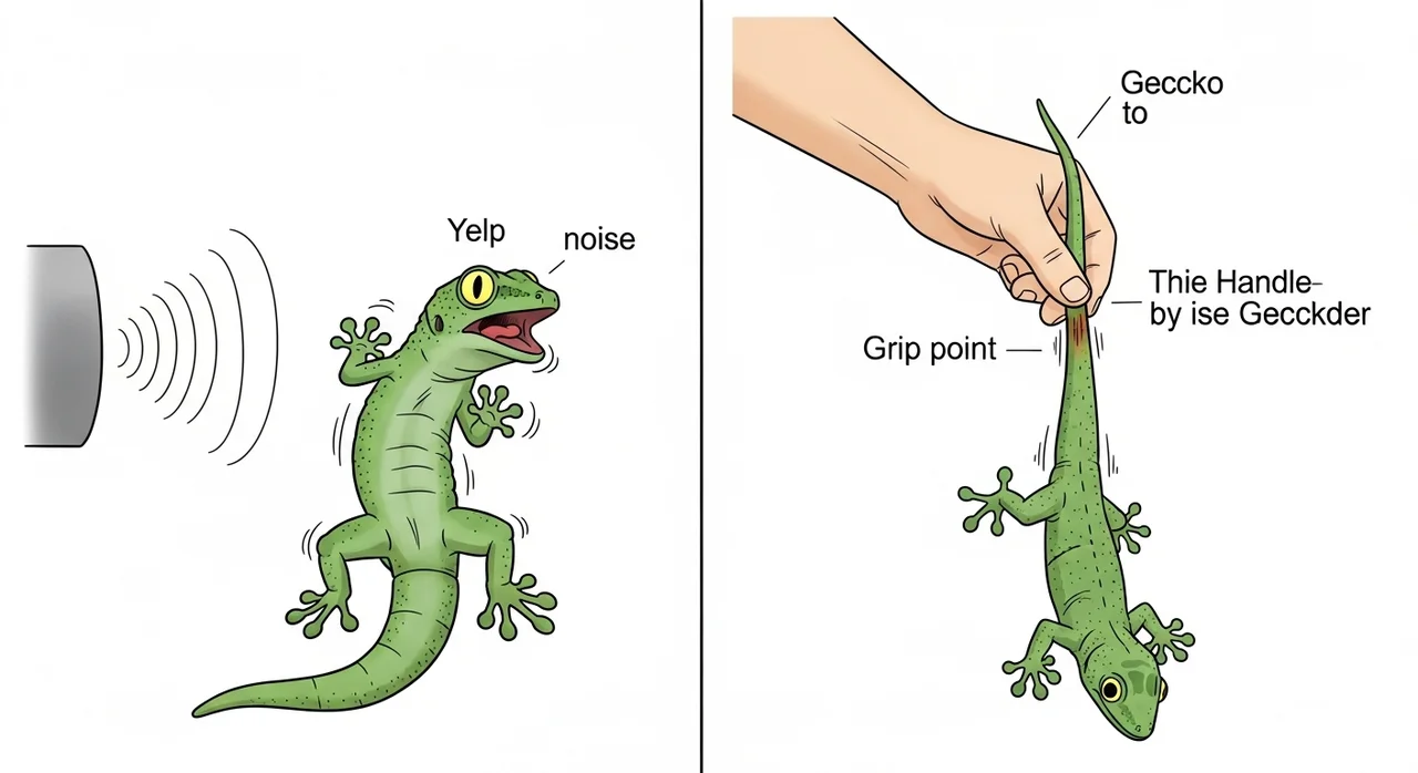 크레스티드게코 꼬리 떨어지는 주요 원인 5가지