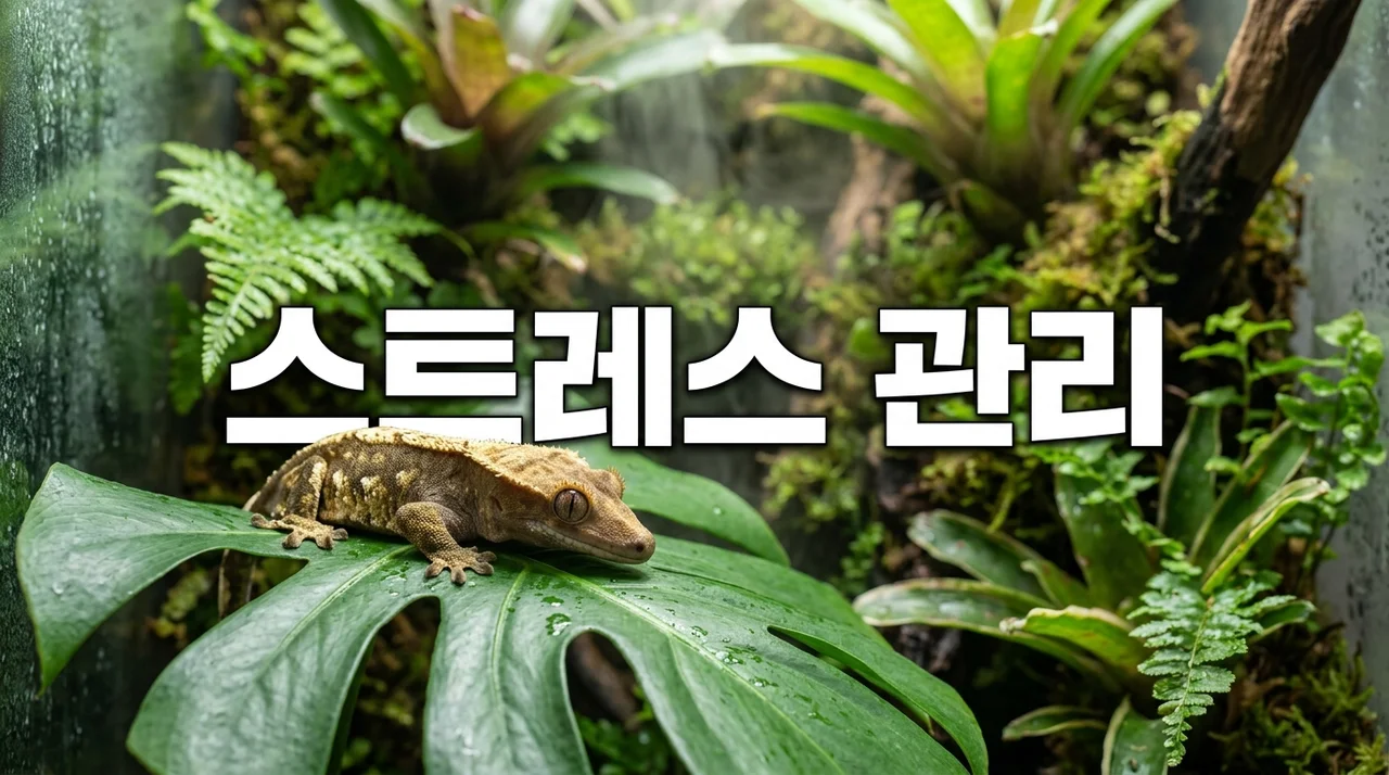 크레스티드게코 스트레스 줄이는 7가지 핵심 방법: 건강한 사육 가이드