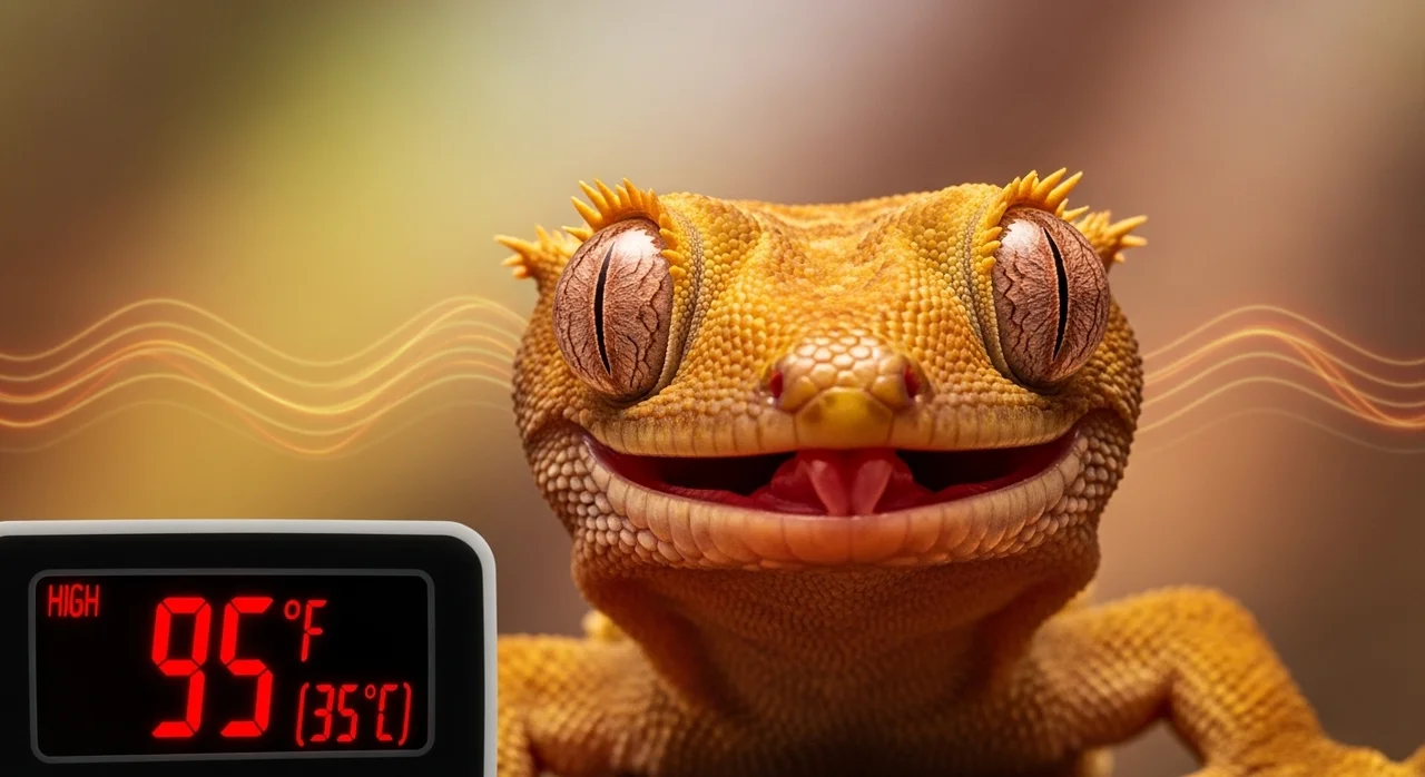 여름철 고온이 크레스티드게코에게 위험한 이유