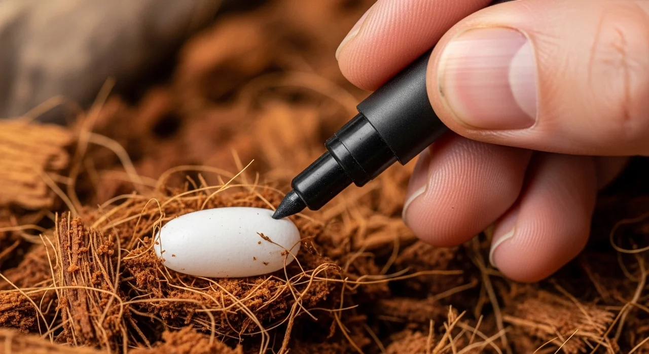 갑작스러운 크레스티드게코 알 발견, 첫 대처는?