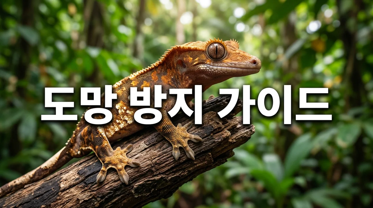 크레스티드게코 도망치는 이유와 해결 방법: 꼬리 자름 방지 가이드