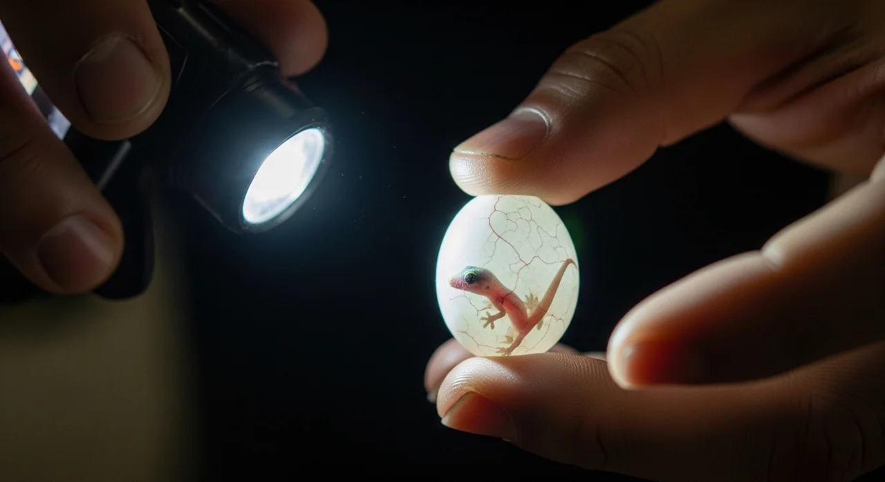 설레는 시작, 크레스티드게코의 첫 산란과 유정란 확인