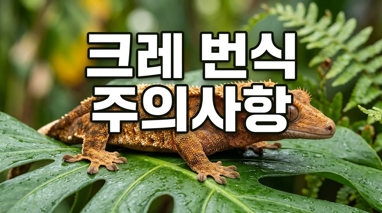 크레스티드게코 번식 시 주의사항 5가지: 건강한 산란과 부화 가이드