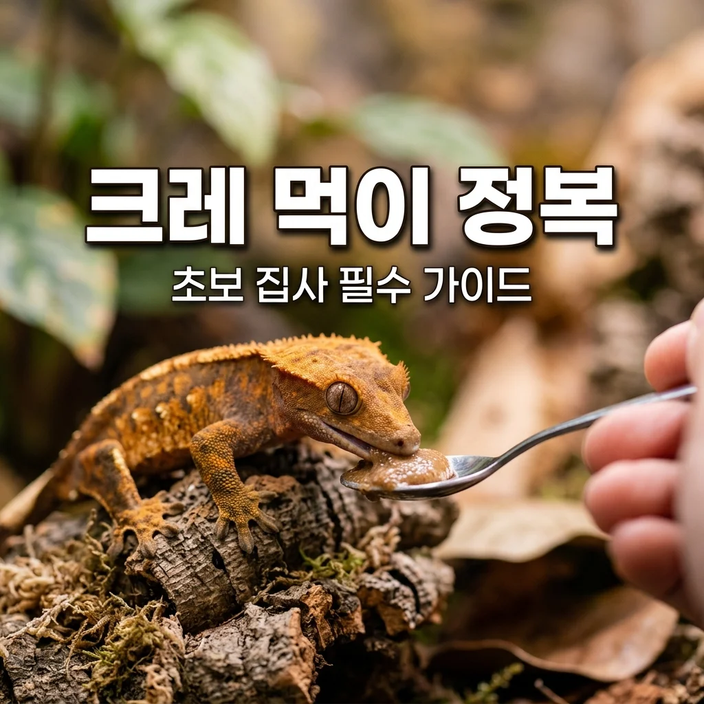 크레스티드게코 먹이 주는 법 총정리: 사료 추천부터 귀뚜라미 급여까지