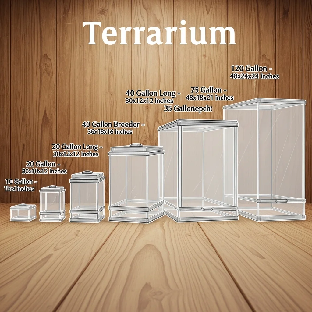 몸무게별 사육장 규격 한눈에 보기