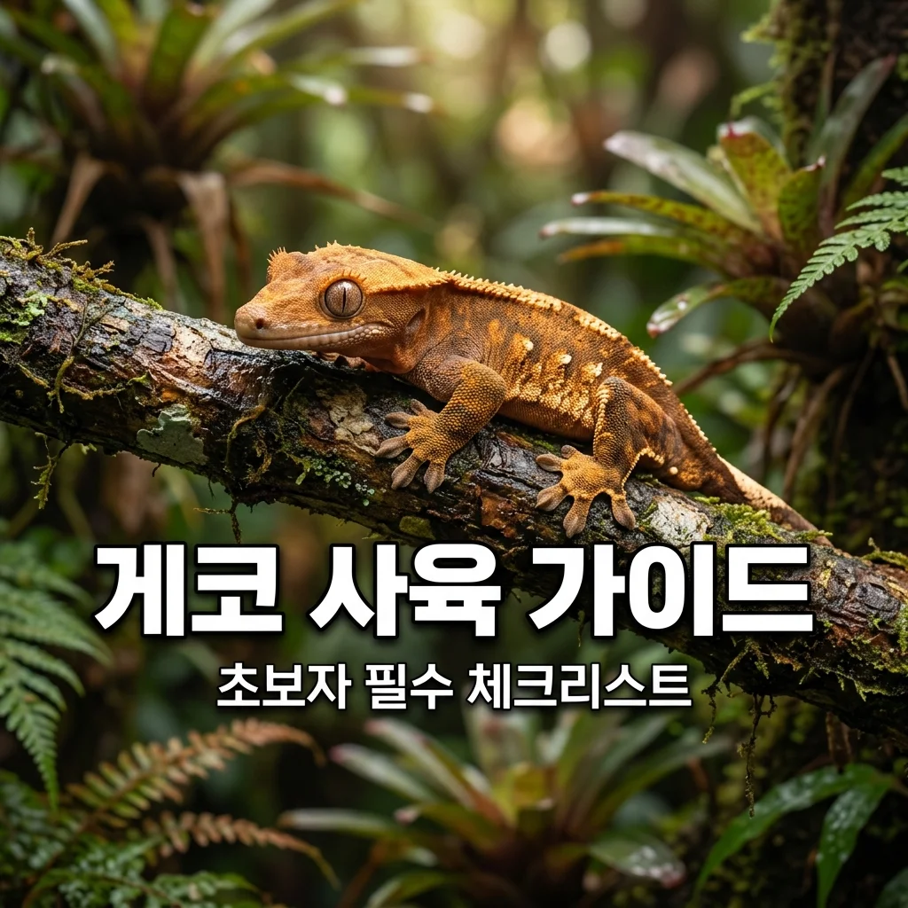 크레스티드 게코 사육 환경 체크리스트: 초보자 세팅부터 비용까지 총정리