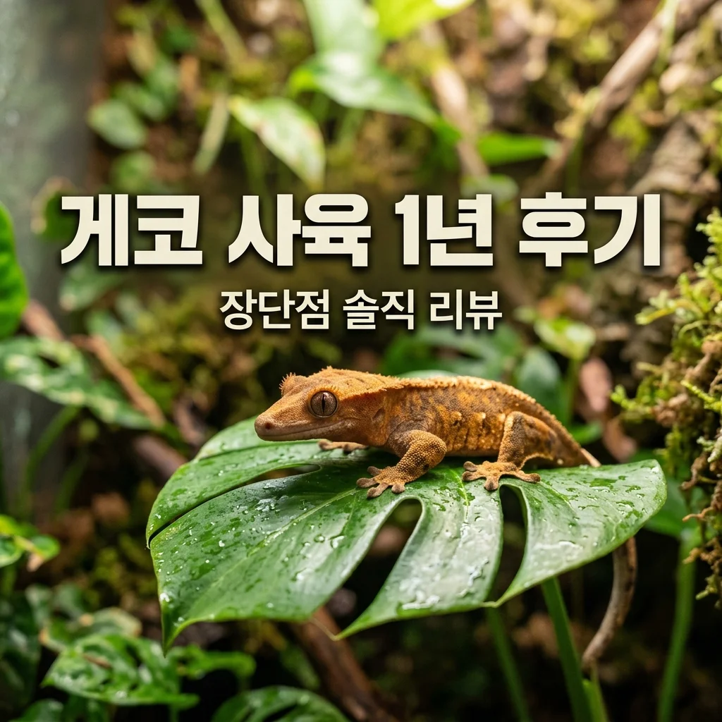 크레스티드 게코 키우며 느낀 점 1년 후기: 장단점과 솔직한 사육 팁