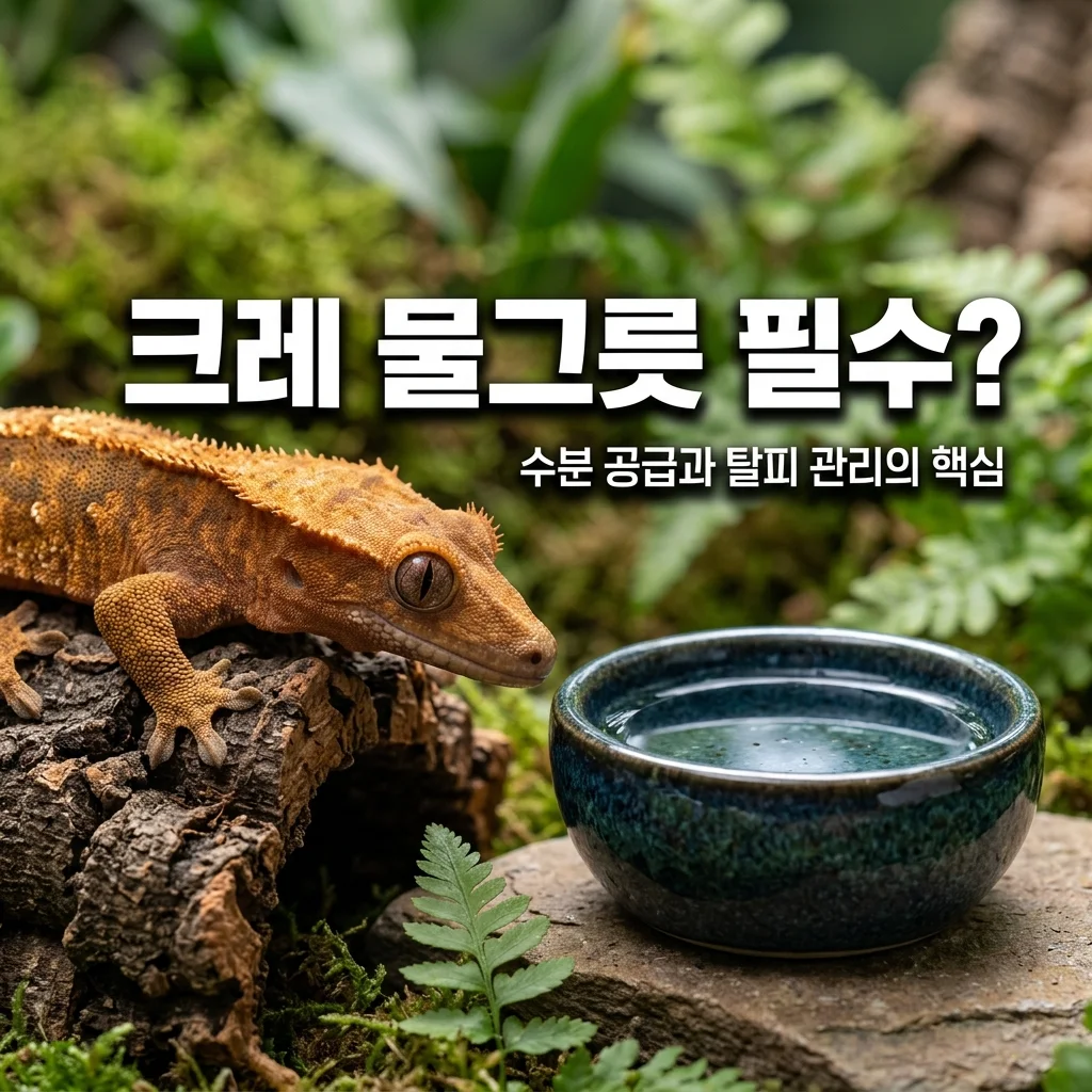 크레스티드 게코 물그릇 꼭 필요할까? 사육 필수 이유와 추천 가이드