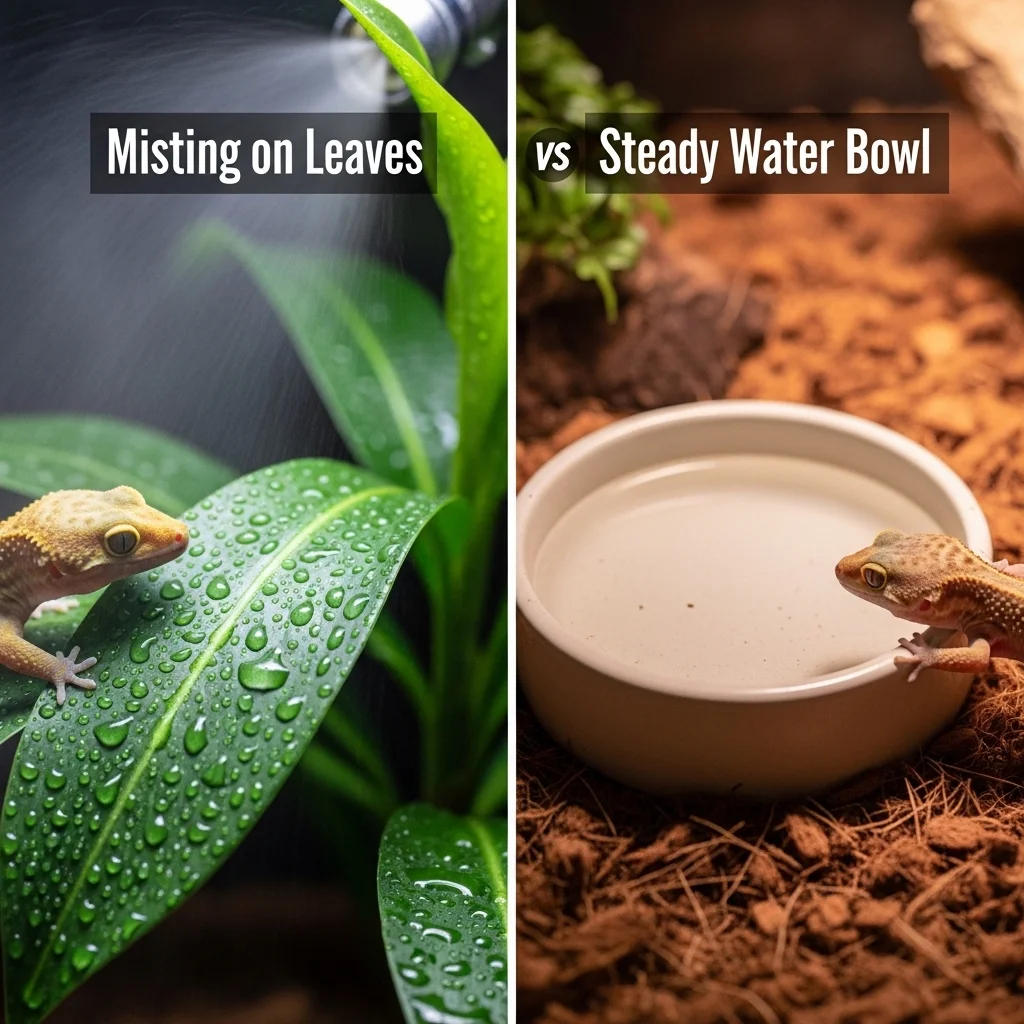 분무 vs 물그릇, 어떤 차이가 있을까요?