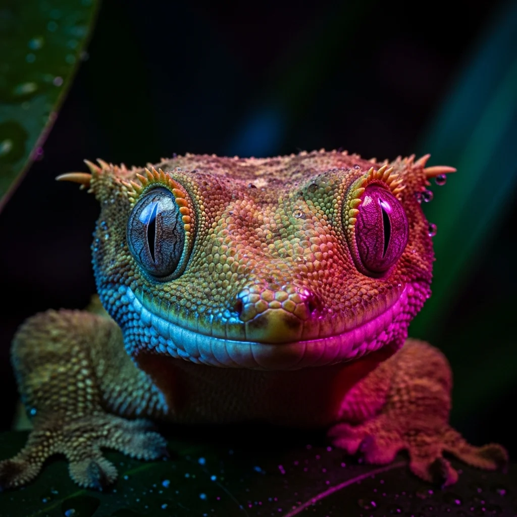 밤마다 시작되는 크레스티드게코의 질주, 걱정되셨나요?