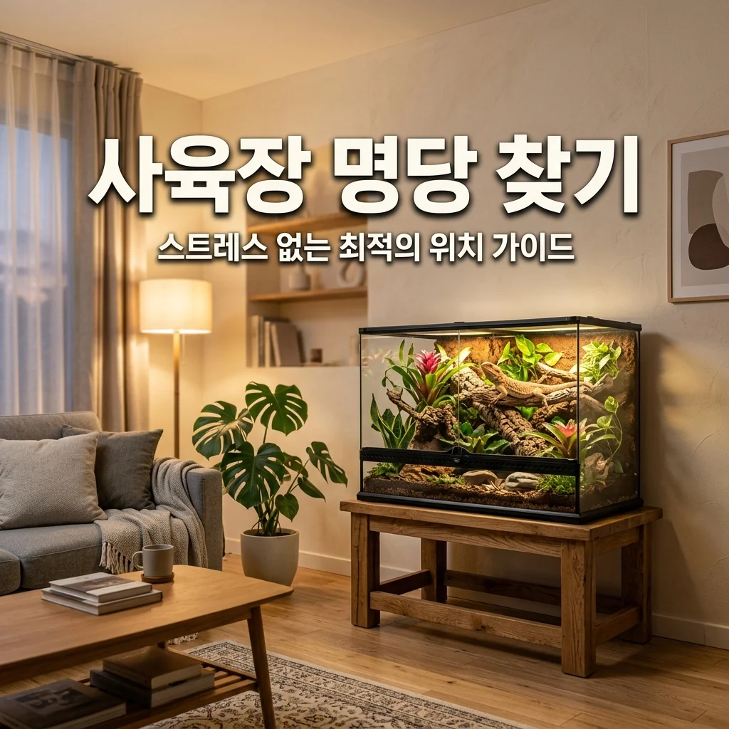 크레스티드게코 사육장 위치 추천: 건강하게 키우는 명당 선정 5가지 원칙