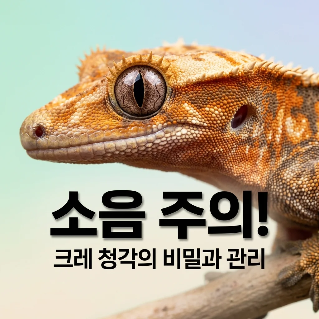 크레스티드 게코 소음 민감도 총정리｜청각 특징과 스트레스 방지법