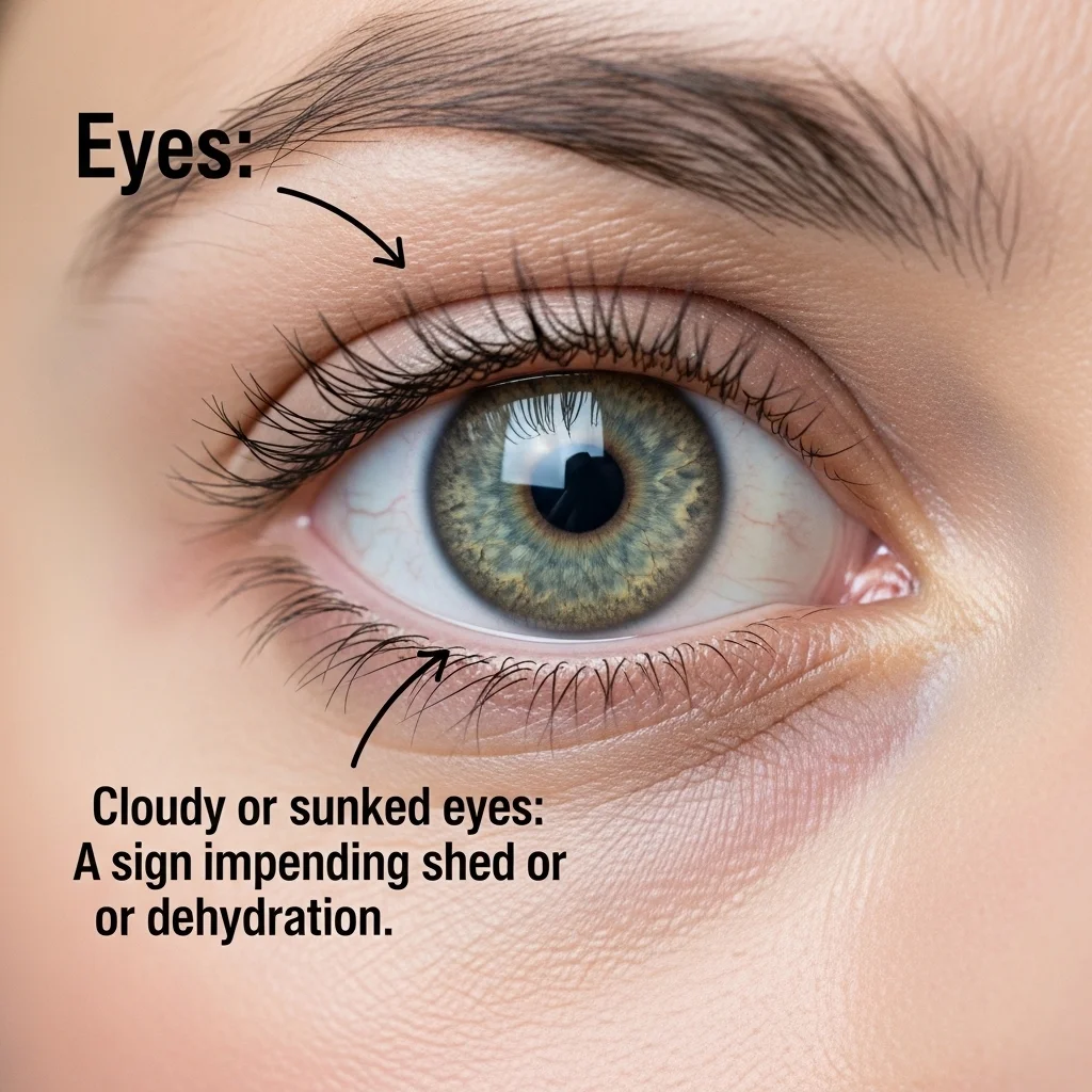 탈피 전 대표적인 행동 변화와 증상 요약