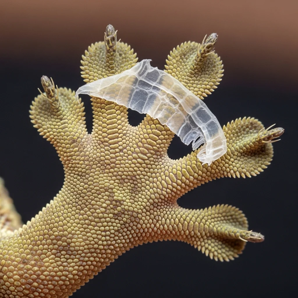 가장 흔한 범인: 발가락 끝에 남은 '탈피 껍질'