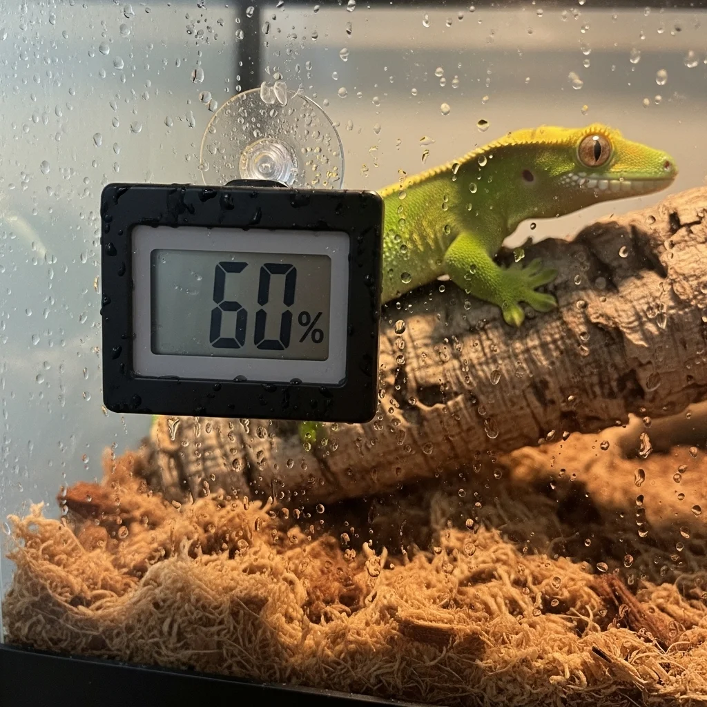 사육장 환경 점검: 건조함 vs 과습