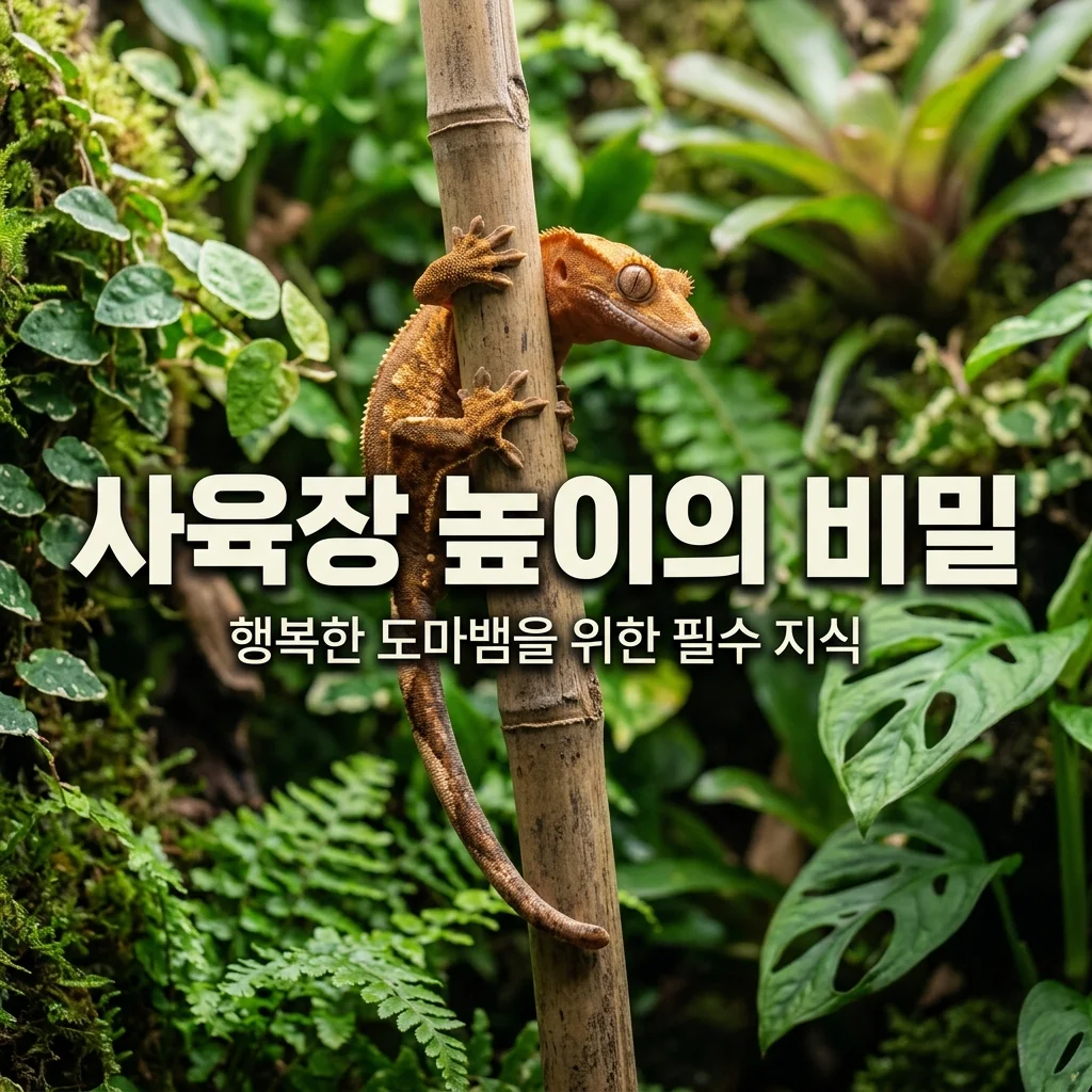크레스티드게코 사육장 높이 중요한 이유와 추천 사이즈 가이드
