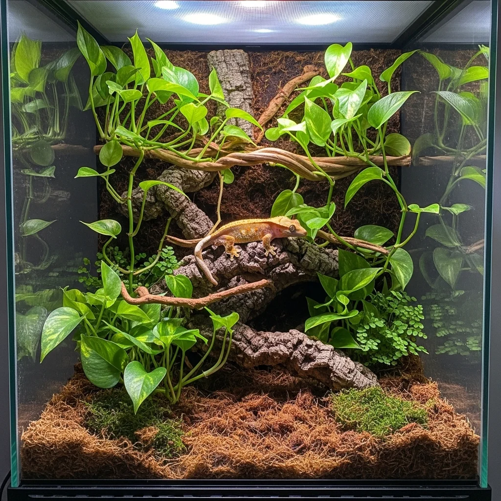 왜 크레스티드게코 사육장은 '높이'가 핵심일까요?