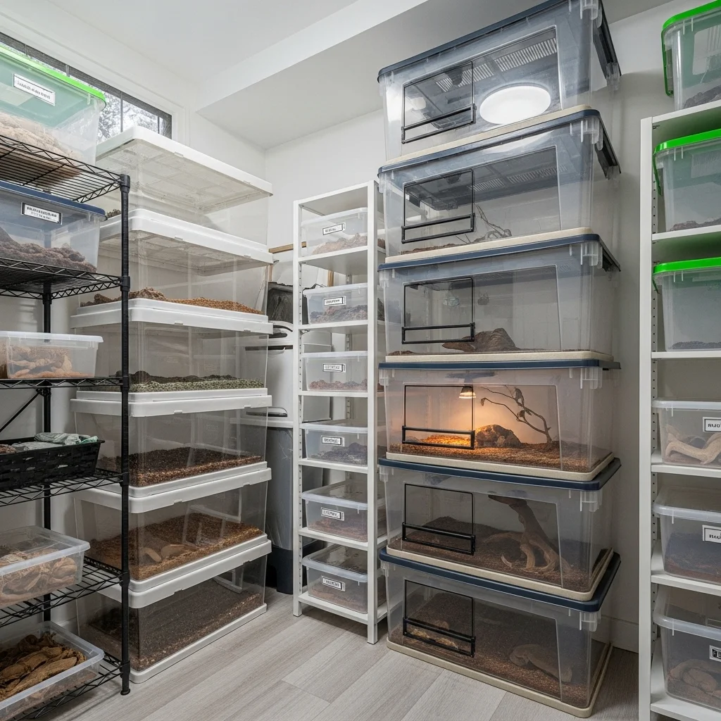 가성비와 실용성의 정점, 플라스틱/적재형 사육장