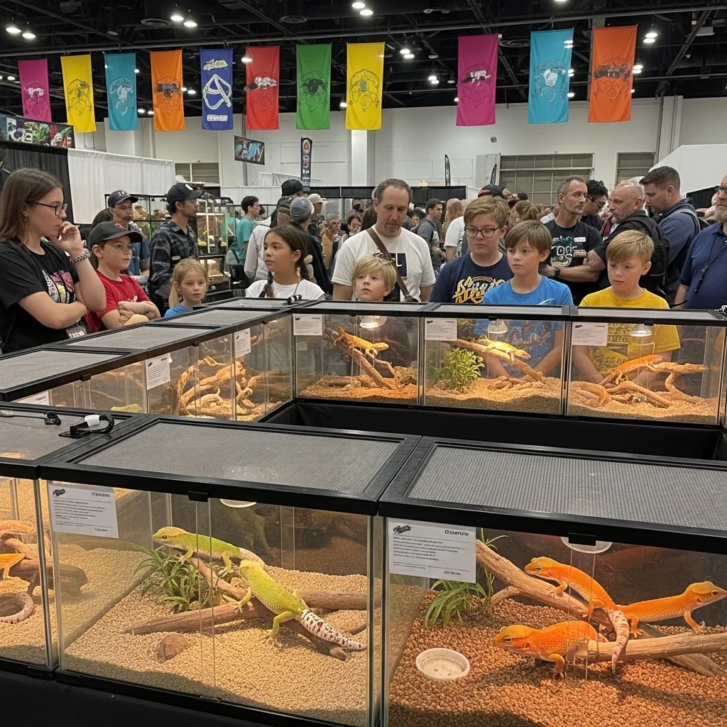 파충류 박람회나 이벤트를 활용하는 법