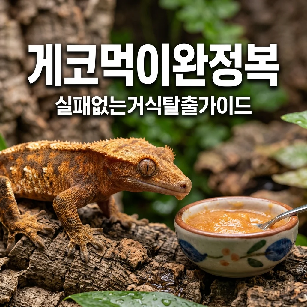 크레스티드게코 먹이 실패 경험 공유! 거식 해결을 위한 슈퍼푸드 꿀팁