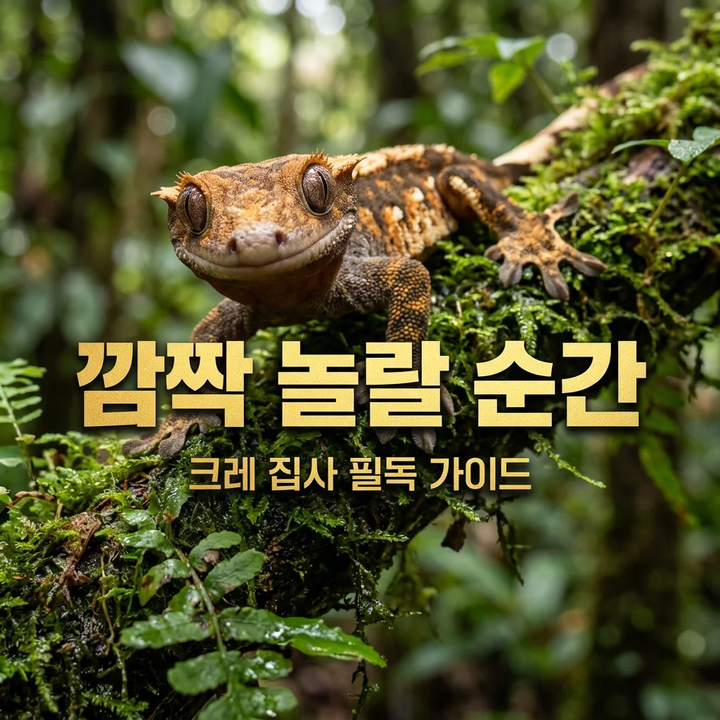 크레스티드게코 사육 중 가장 놀랐던 순간 BEST 5 대처 가이드