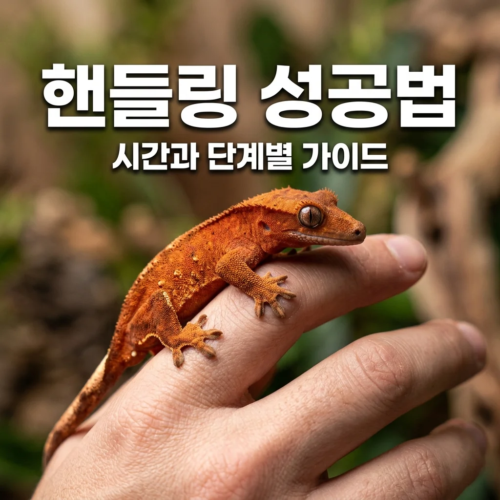 크레스티드게코 핸들링 성공까지 걸리는 시간과 단계별 꿀팁