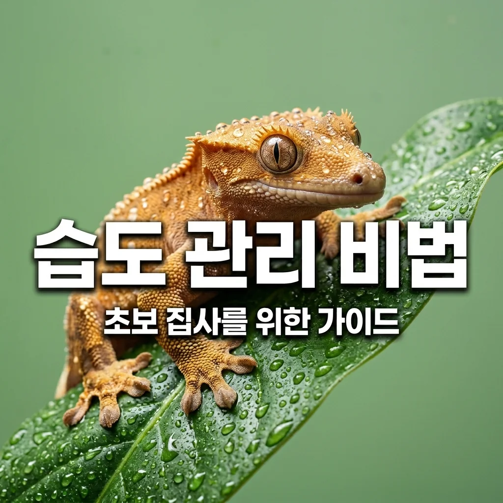크레스티드게코 습도 맞추기 어려웠던 이유 3가지와 해결법