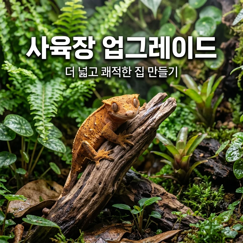 크레스티드게코 사육장 업그레이드 시기부터 꾸미기 꿀팁까지 완벽 정리