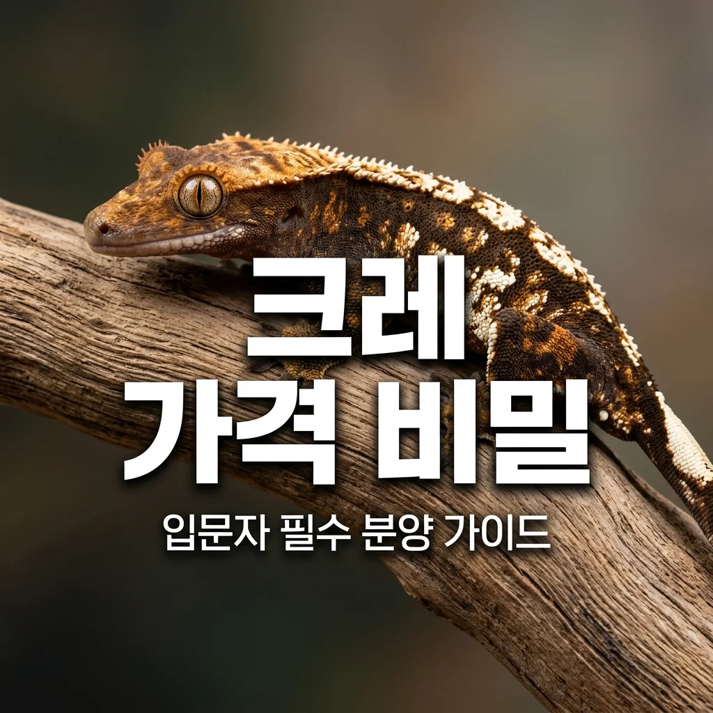 크레스티드게코 가격 차이 나는 5가지 이유와 현명한 입양 가이드