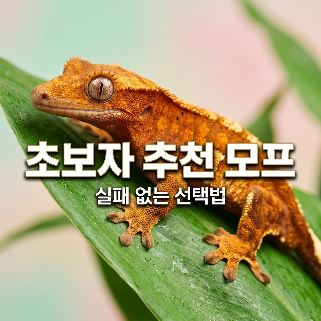 크레스티드게코 초보자 추천 모프 TOP 3! 실패 없는 첫 도마뱀 선택 가이드