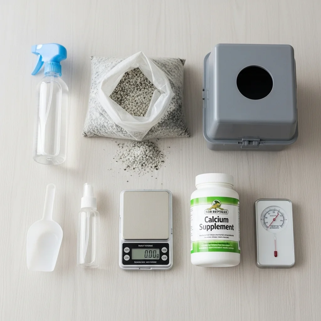 번식 시작을 위해 필요한 준비물 리스트