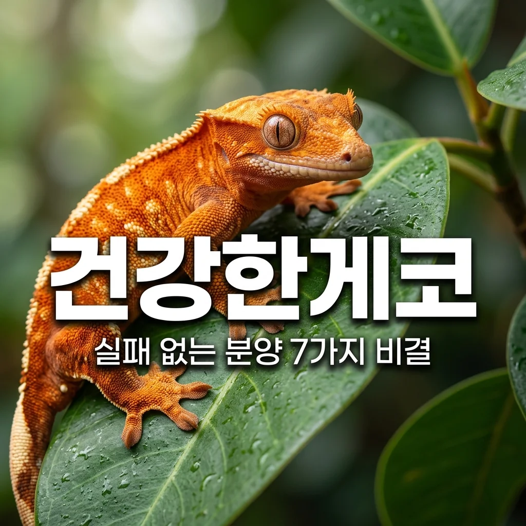 크레스티드게코 건강한 개체 특징 7가지, 분양 전 필수 체크리스트