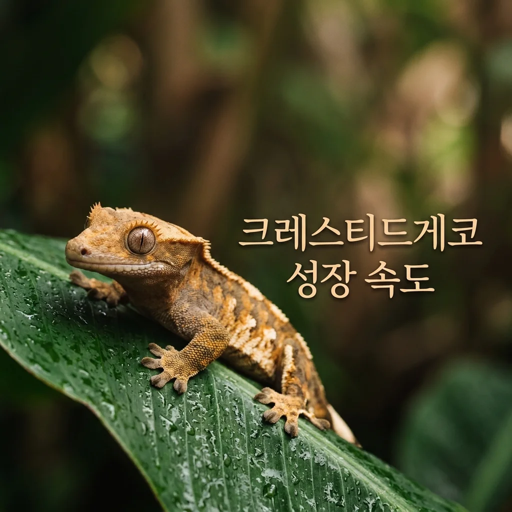 크레스티드게코 성장 속도 차이, 왜 다를까? DewCre 사육 기록과 팁