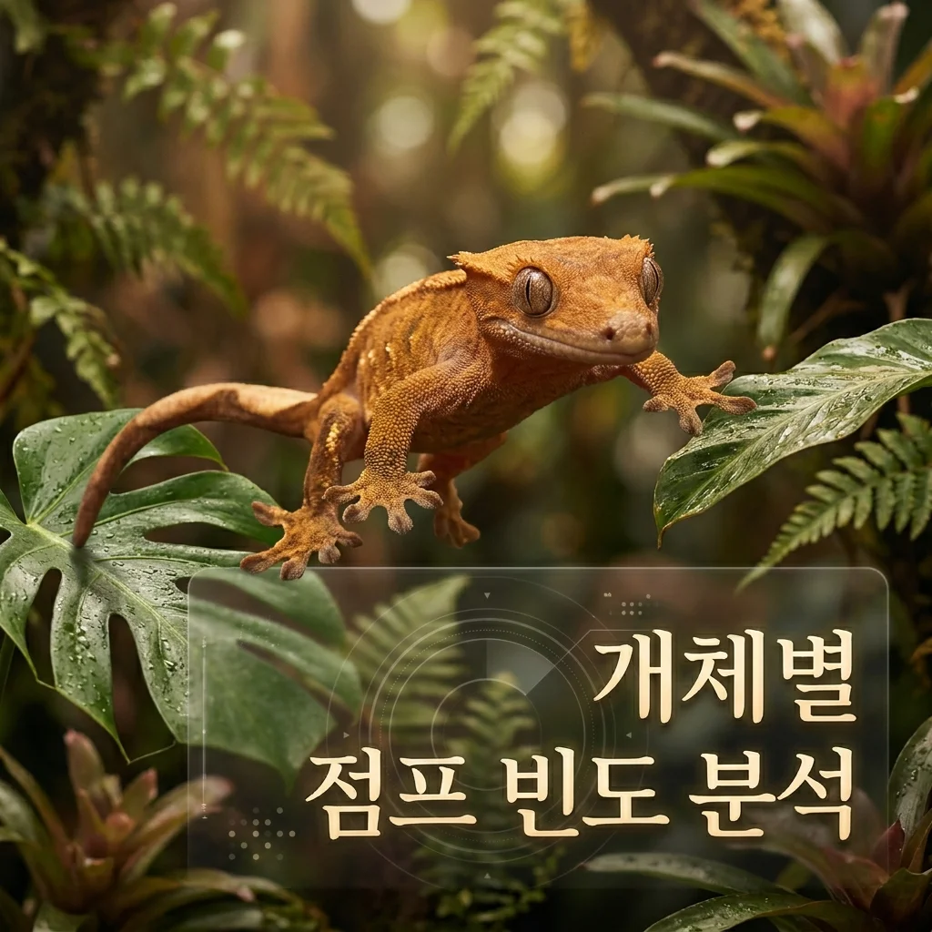 [DewCre 기록] 개체별 점프 빈도 분석 및 행동 패턴 가이드