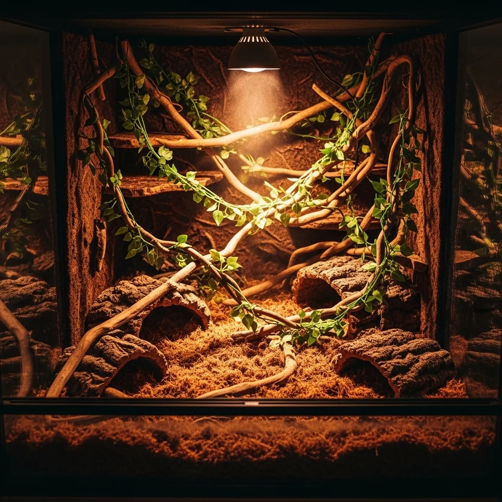 활동적인 개체를 위한 사육장 세팅법