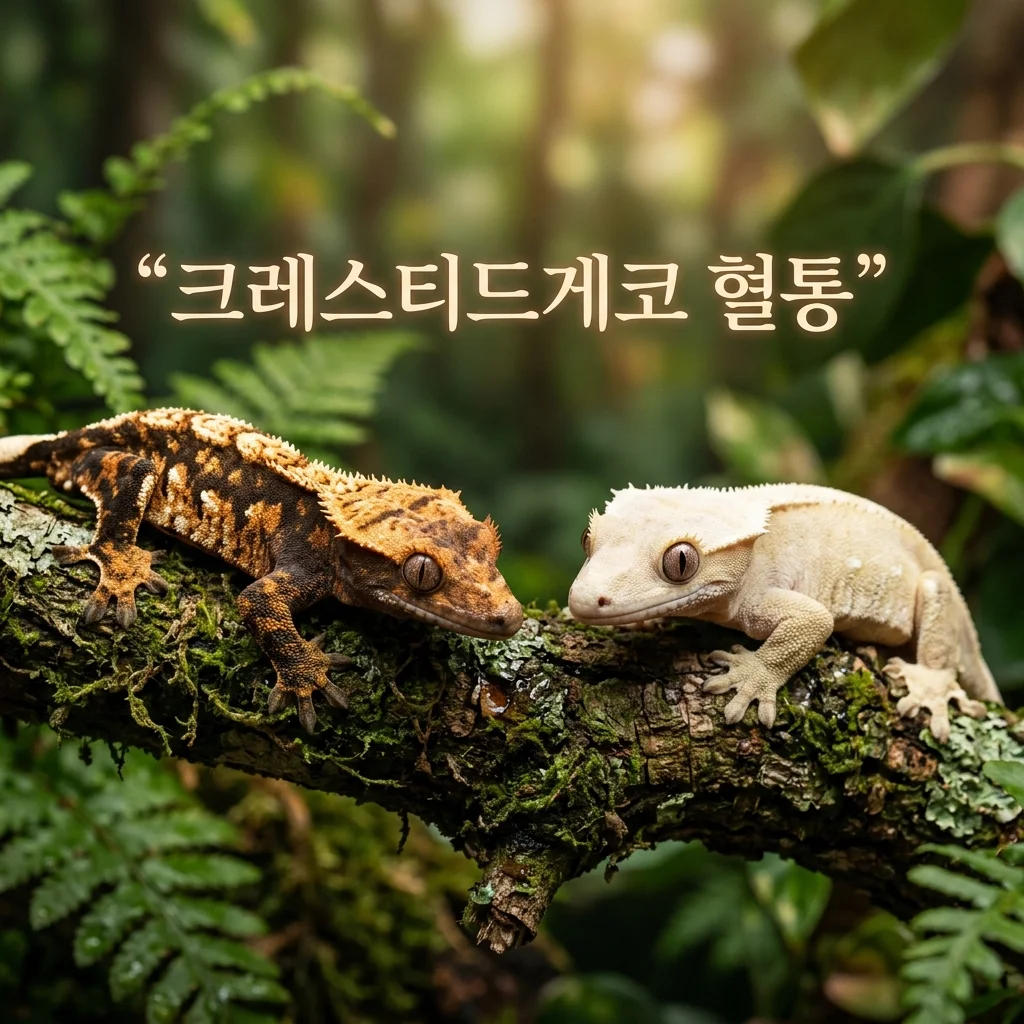 크레스티드게코 혈통 vs 외형, 브리딩을 위한 현명한 선택 기준