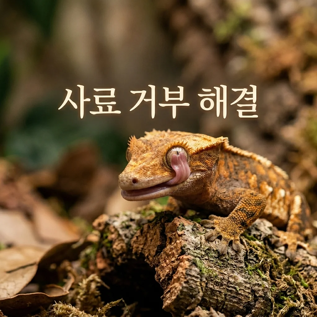 크레스티드게코 사료 거부 해결법! 기호성 높이는 5가지 꿀팁