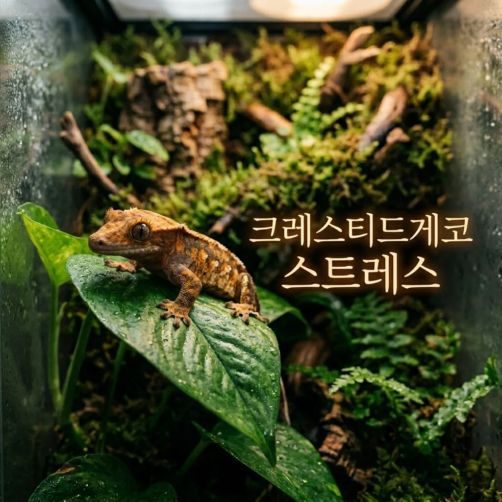 크레스티드게코 사육장 스트레스 제거 가이드: 초보용 체크리스트