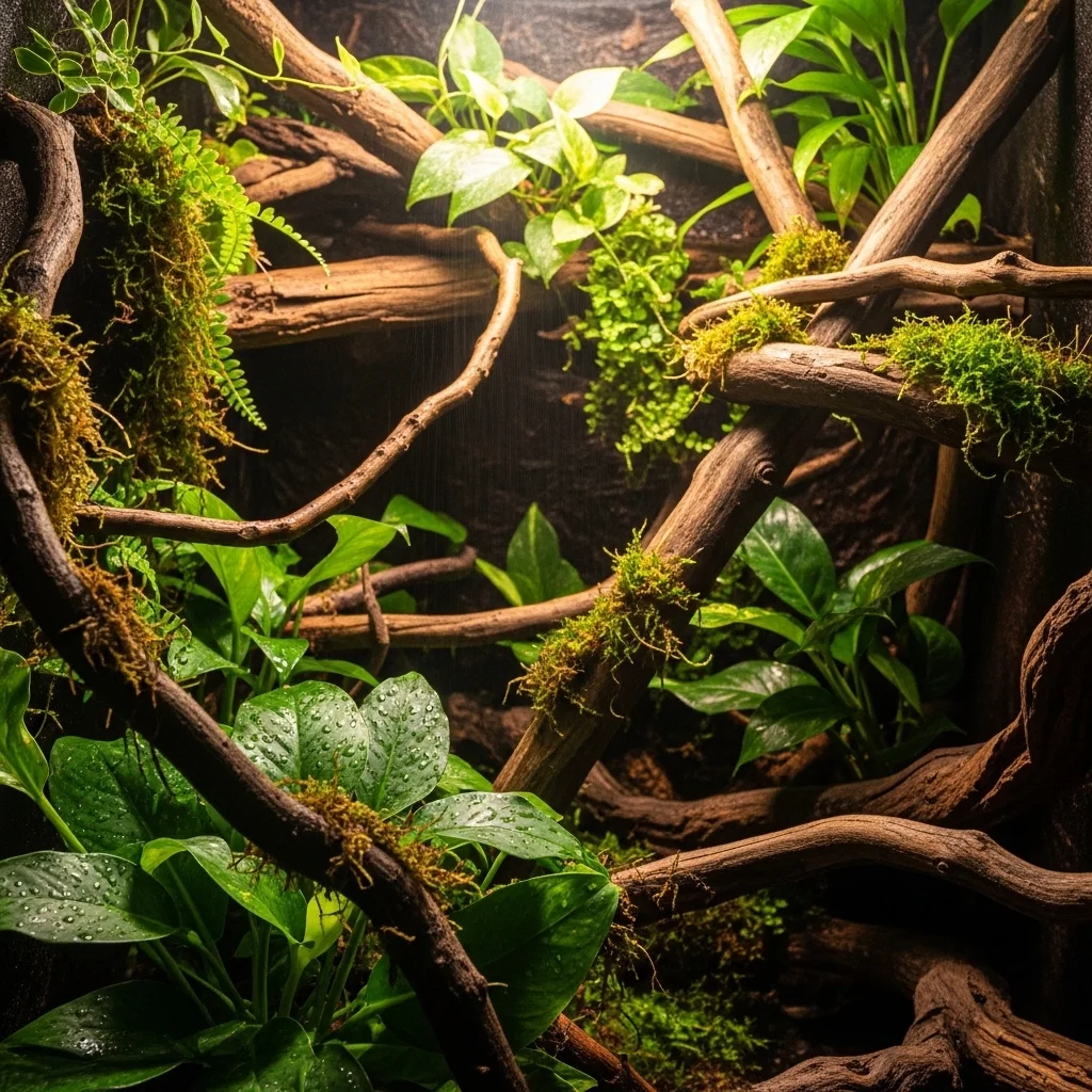 높은 사육장이 파충류의 삶의 질을 결정할까?