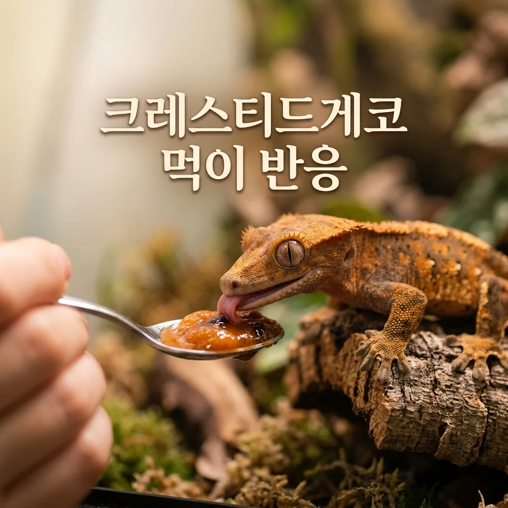크레스티드게코 먹이 반응 사례 모음: 개체별 입맛 해결법 (DewCre 기록)